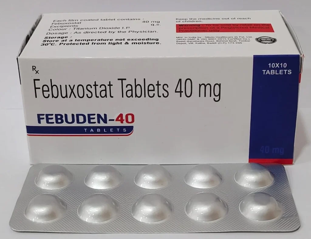 Febuxostat 40mg Tablets