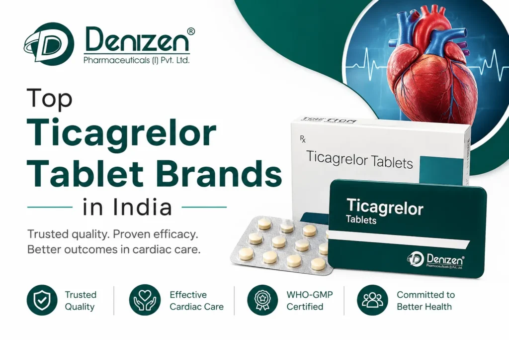 Top Ticagrelor Tablet Brands in India