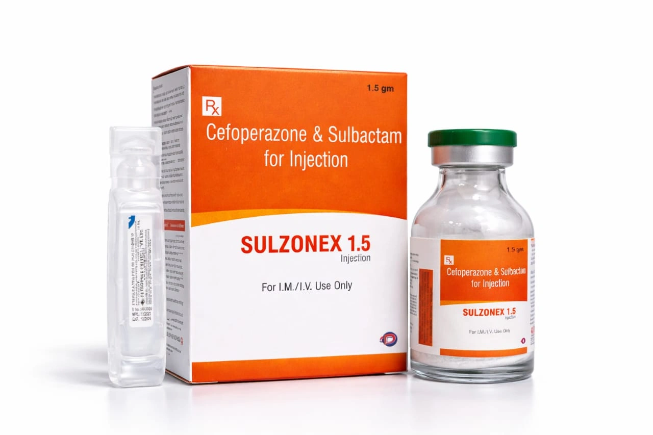 Cefoperazone 1000mg and Sulbactam 500mg Injection